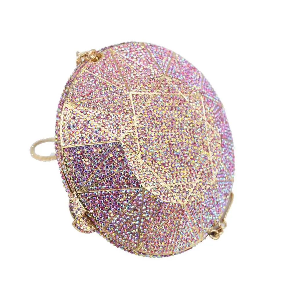 KHNMEET Diamond kristály táskák Geometric Fashion Luxus márka Kuplung táskák Női Party estélyi táskák Pénztárca kézitáskák SC996