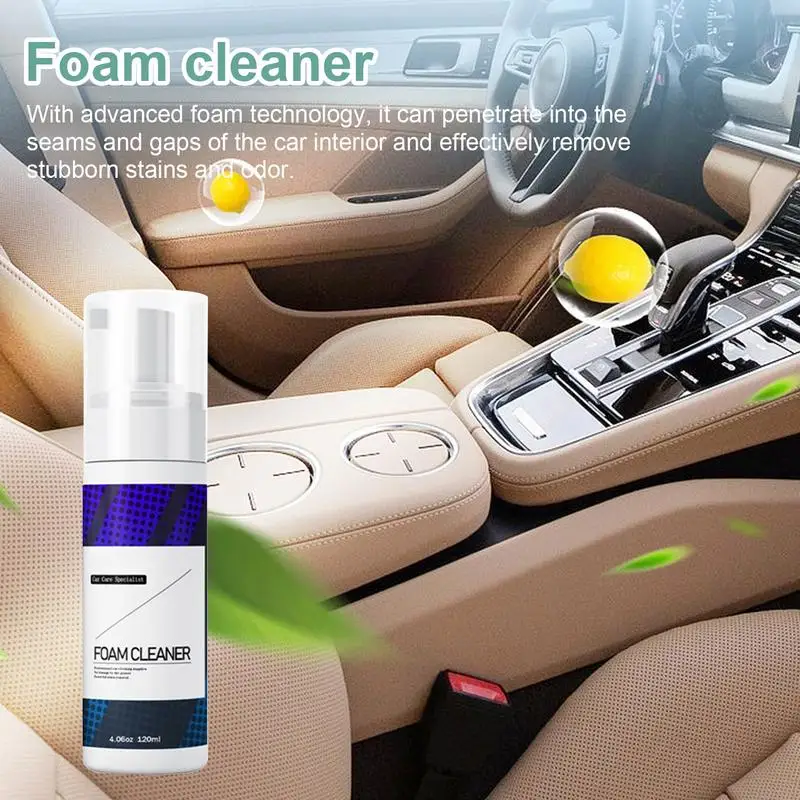 Többfunkciós autóhab tisztító 30/120ml hatékony belső autótisztító spray hatékony autó belső tisztító autó részletező spray