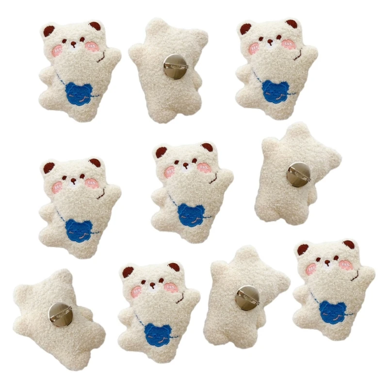 10db medve felszerelés táska nyakrész díszítések bross medve jelmez kézitáska bross tökéletes különböző alkalmakra