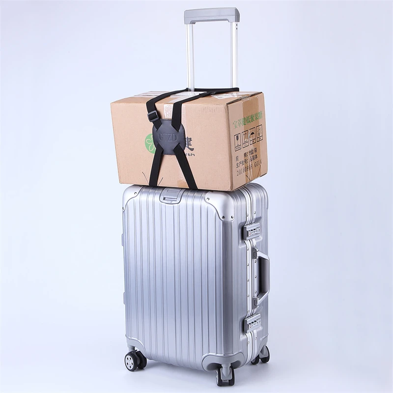 Utazási poggyász heveder Bőrönd övek Rugalmas teleszkópos utazótáska öv bőröndhöz Rögzített öv Utazási kiegészítők Repülőgép