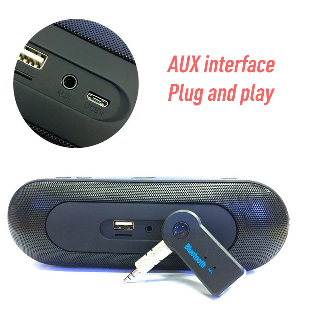 1/2/3PCS vezeték nélküli Bluetooth vevő adapter 4.1 sztereó 3,5 mm-es jack autózenéhez Audio AUX fejhallgató fogadása fejhallgatóhoz