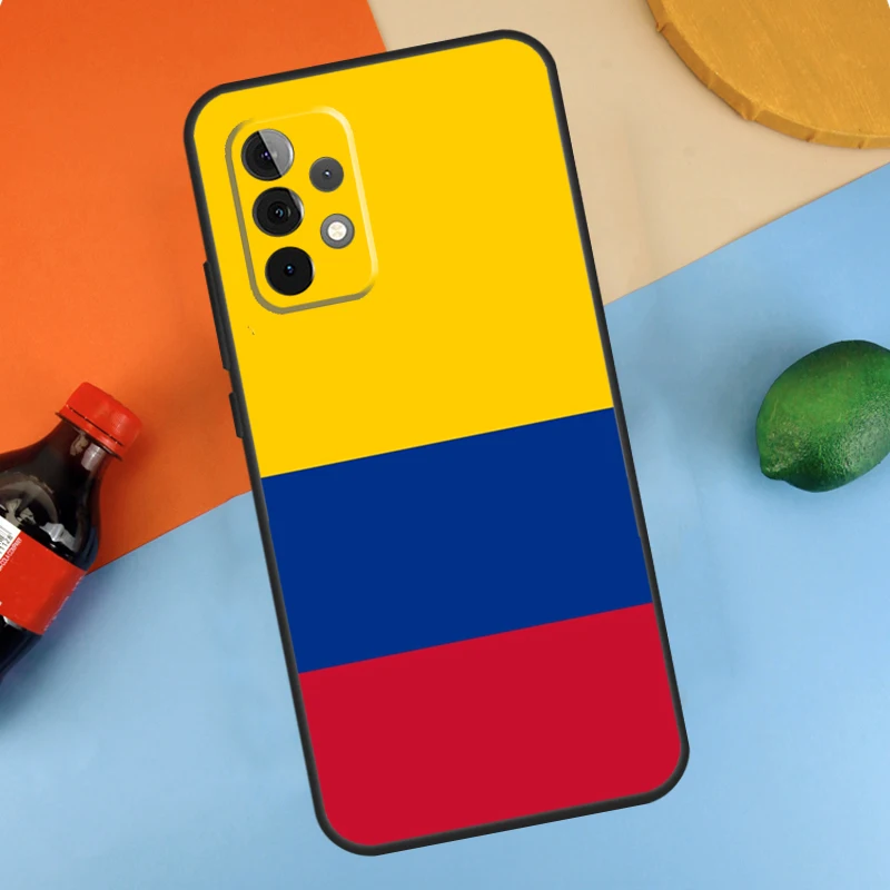 Kolumbia zászló Samsung Galaxy A54 A34 A14 A21S A51 A71 A12 A22 A52 A13 A53 A23 A33 A32 tok borító