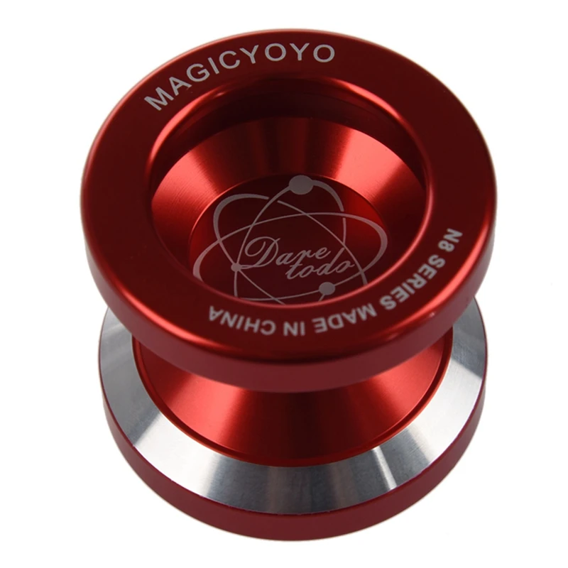 5X MAGICYOYO N8 Super Professional Yoyo + String + Free Bag + Free Kesztyű (piros)