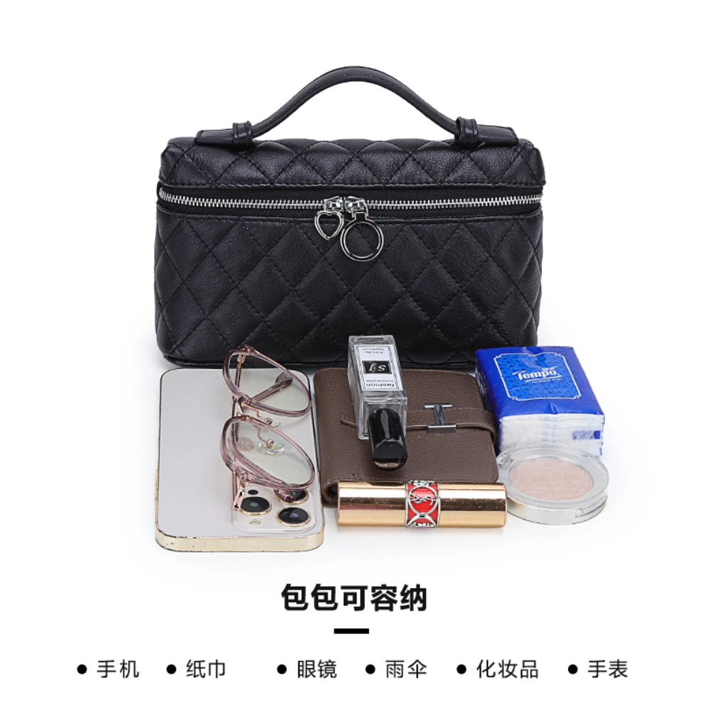 Kézi női táska 2023 Új valódi bőr női táska koreai kiadású Mini Lingge kis táska puha egyvállú kereszttáska