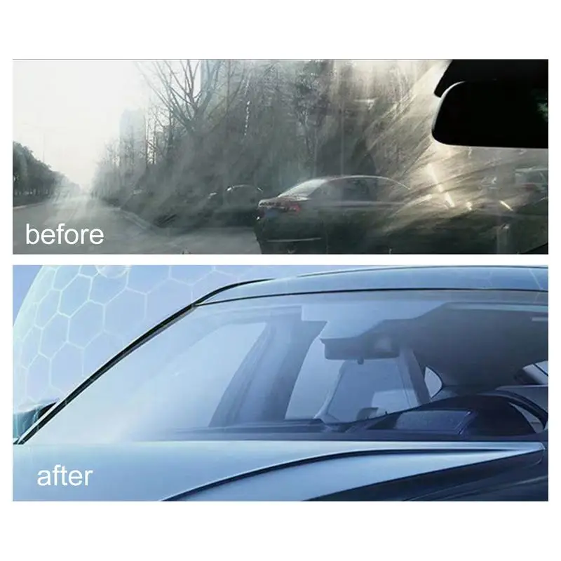  Ablaktisztító az autó hatékony folteltávolításához és hibáinak javításához Olajfilm eltávolító lengyel védelemmel az autó otthoni ablakához
