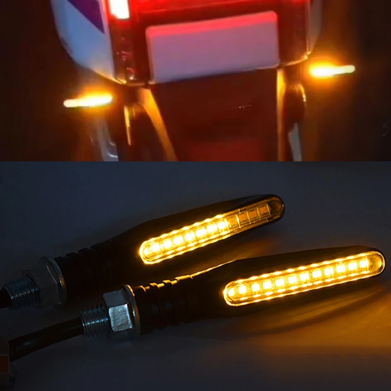  motorkerékpár elektromos robogó Moto motorkerékpár LED irányjelző lámpa 12V villogó villogó jelző tartozékok