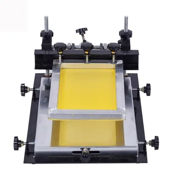  Kis selyemszitanyomó állomás asztali selyemszitanyomó gép Forrasztópaszta nyomtató asztal precíziós szitanyomógép