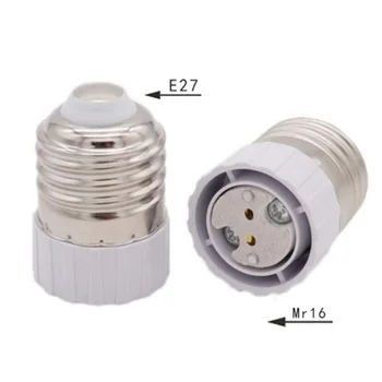 E27 - MR16 Alap átalakító E27 lámpatartó Adapter csavaros aljzat E27 - MR16 LED halogén CFL izzó átalakító 2db/5db
