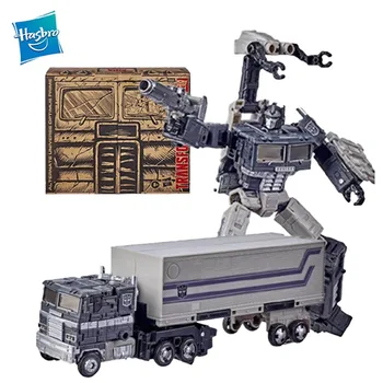 raktáron Eredeti Hasbro Transformers Earthrise sorozat vezetője Optimus Prime anime figura akciófigurák modell játékok