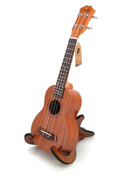 21 hüvelyk sapele sok szív alakú ukulele 15 frets 4 húros kis gitár Uke hangszerek rózsafa fogólap