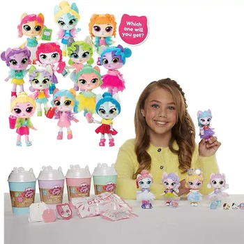 Eredeti KittenCatfe sorozat Kávéscsésze babák Divat öltöztetős babák Kiegészítők Lányok Játék Házi játékok Ünnepi ajándékok gyerekeknek
