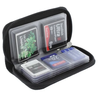 1PC Új Hot Fashion memóriakártya tároló Hordtáska tartó pénztárca SD SDHC MMC MicroSD Mini Card tárolótáskákhoz