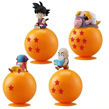 Bandai Original Dragon Ball Super Gashapon játékok Son Goku Krillin Zen'o Anime Akciófigura Modell Díszdoboz játékok