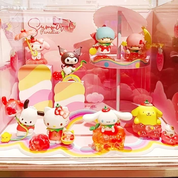 Hot Sanrio édes eper paradicsom Caja Ciega vaktáska játék lányoknak születésnapi ajándék Meglepetés baba modell játék lány születésnapi ajándék