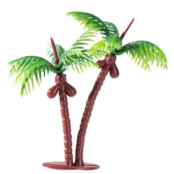 Figurák Miniatűr szimulált kókuszfa növény Beach Mikro táj díszek lakberendezéshez Kiegészítők Szoba dekoráció
