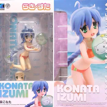 Lucky Star akciófigura Konata Izumi fürdőruhás animével Szép figura modell díszdoboz játékok