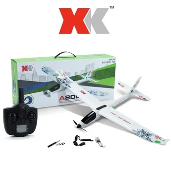 Weili Xka8005 csatornás elülső húzó merevszárnyú repülőgép 2.4g távirányítású vitorlázó repülőgép 3d6g kapcsoló repülőgép modell játék