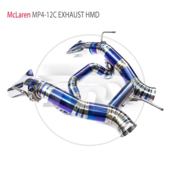 HMD titánötvözet kipufogórendszer teljesítmény szelep Catback alkalmas McLaren MP4-12C kipufogódob autókhoz