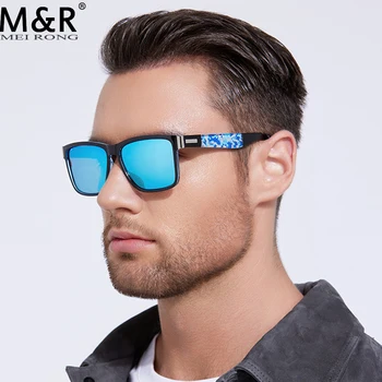 Trendy New női négyzet polarizált napszemüveg retro színátmenetes szürke szemüvegkeret férfi kültéri lovaglószemüveg UV400 Gafas