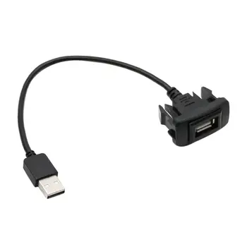 Autó műszerfal süllyesztett USB port Panel hosszabbító kábel Professzionális kiegészítők