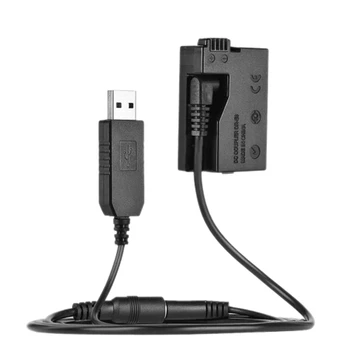 DR-E8 próbaakkumulátor DC Power Bank USB adapterkábellel LP-E8 cseréje Canon EOS 550D 600D 650D 700D DSLR fényképezőgépekhez