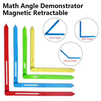 Mágneses visszahúzható matematikai szög Demonstrátor aktivitási szög Modell bemutatása Matematika tanítási segédeszközök Tanulói tanulás
