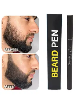 Férfi szakáll növesztő toll Arcszőrzet bajusz javítás Alak regenerálódás toll szakállfokozó tápláló formázó eszközök