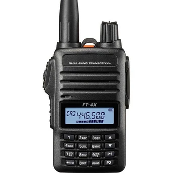 Hordozható kézi kétsávos UHF VHF kétirányú rádió FT-4XR nagy hatótávolságú Walkie Talkie FT4XR