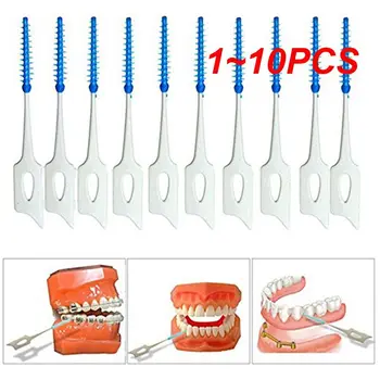 1~10PCS fogselyem szedőfogselyem szedi a fogakat Fogpiszkáló Stick Tooth Clean szájápolási szerszám fogselyem