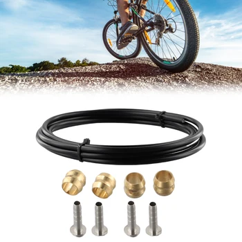  Kerékpár hidraulikus féktömlő SM-BH59 / BH90 olíva és csatlakozóbetét készlet 2.5m kerékpár féktömlő kábel kerékpáros féktartozékok