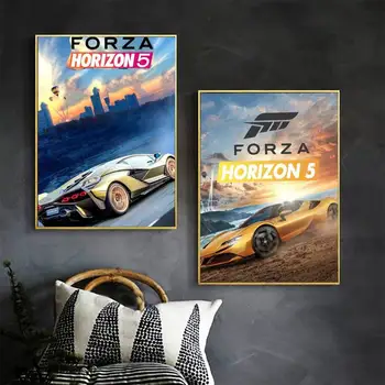 Babaite játék F-Forza H-Horizon DIY poszter Kraft papír Vintage poszter Falfestmény Festészet Tanulmányi matricák Nagy Szie falfestés