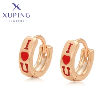 Xuping Ékszer Divat Európai és Amerikai stílus Arany színű karika fülbevaló nőknek Ajándék X000714060
