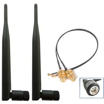 2,4 GHz / 5,8 GHz 5dBi beltéri körsugárzó WIFI antenna Zigbee WiFi gumi antenna