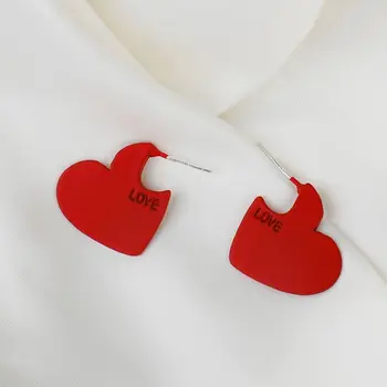 Party ajándékok nőknek Kis szerelmi nyilatkozat Brincos divat kiegészítők Csapos fülbevalók Csepp fülbevalók Ékszerek