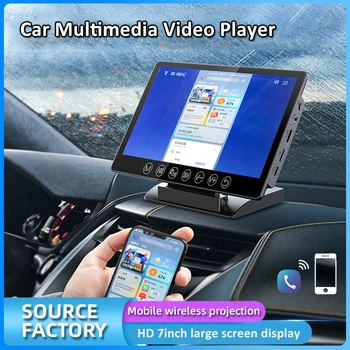 univerzális 7inch autórádió multimédia videó lejátszó vezeték nélküli autó MP5 lejátszó FM adó TF U lemez aux zenelejátszó autóhoz
