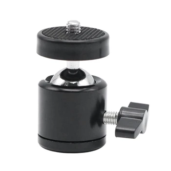 Mini állványgolyó fejhez 360°-ban forgatható állványra szerelhető kamera Golyósfej adapter 1/4