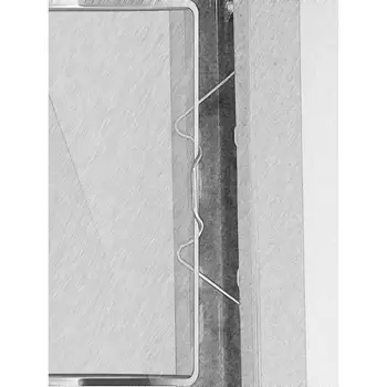 25 db W alakú üvegező kapcsok rozsdamentes acél Fttings használata üvegházhoz