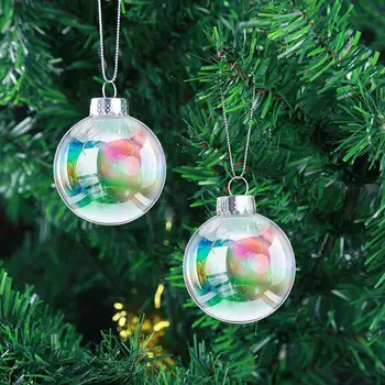 Karácsonyi bálok Ünnepi alkotók Csillogó karácsonyfadíszek Újrafelhasználható törésgátló dekoratív golyók ünnepi partira
