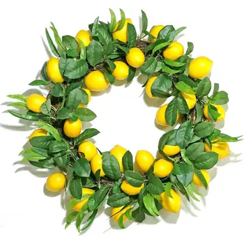 12db Mesterséges citrom szimuláció Élethű kis citrom Hamis gyümölcs otthoni konyhához Esküvői parti dekoráció Fotózás Kellékek
