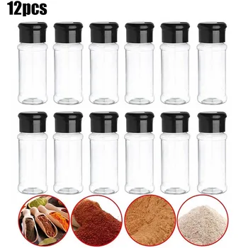 12db 100ml fűszeres palackok konyhai eszköz fűszerezés fűszerpaprika só tároló palack tartály konyhai eszköz