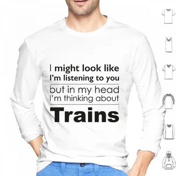 Hallgatni, de vonatokra gondolni Kapucnis pulóver pamut Hosszú ujjú Thomas Train Thomas A tartálymotor Thomas A vonatok