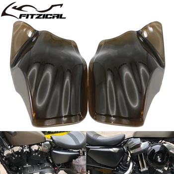 Motorkerékpár füstvisszaverő nyeregpajzsok léghőterelő Harley Sportster XL1200 883 48 Iron Forty Eight Custom 2014-Up