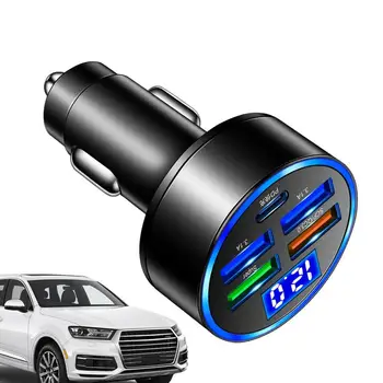  autós töltő adapter 66W LED autós kiegészítők Gyors töltésű telefontöltő Biztonságos töltőadapter szedánokhoz Pickupok járművek