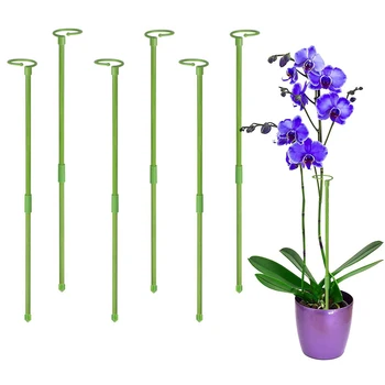 6db Növénytartó halom virágállvány Kertészeti szerszámok orchidea bazsarózsa liliom rózsa DIY ingyenes illesztési méret anti-lodging konzolok