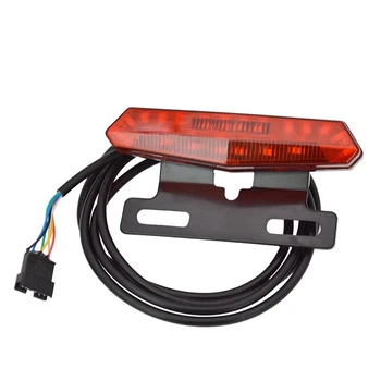 36V / 48V elektromos kerékpár fényszóró hátsó lámpa éjszakai menetfény robogó LED kormánylámpa