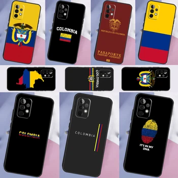 Kolumbia zászló Samsung Galaxy A54 A34 A14 A21S A51 A71 A12 A22 A52 A13 A53 A23 A33 A32 tok borító