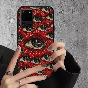 Scary Face Eyes Phone Case Xiaomi9 10 11 12 PRO LITE Redmi NOTE 8 9 10A PRO K40 Poco3 héjhoz