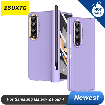 Összecsukható képernyős telefontok Samsung Galaxy Z Fold 4 érintőtoll-védelem Ütésálló tokok, Samsung Z Fold 4 Fold4 5G készülékhez
