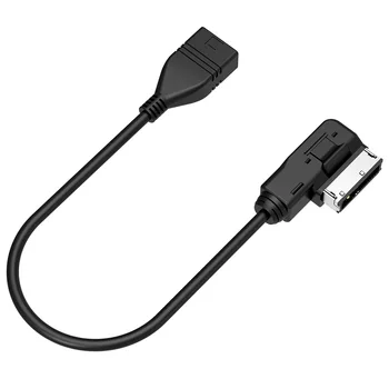 USB AUX kábel Zene MDI MMI AMI - USB anya interfész Audio AUX adapter adatvezeték VW MK5-höz AUDI A3 A4 A4L A5 A6 A8 Q5