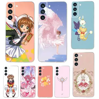 Anime Cardcaptor Sakura telefontok Samsung Galaxy A71,70,52,51,40,31,A50,30S,21S,03S,Note20ultra átlátszó tok